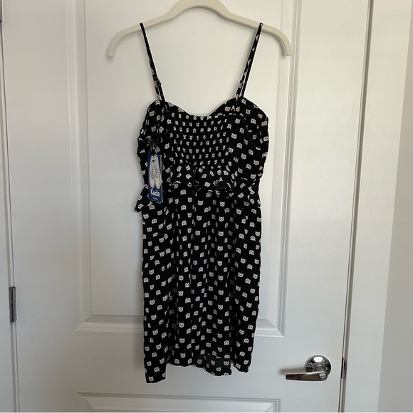 NWT Keds Back To Class Cat Polka Dot Dress - Picture 7 of 14